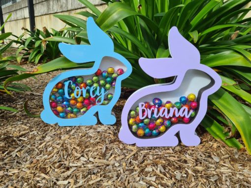 Personalised Easter Bunny drop box - Image 3