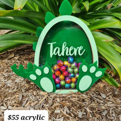 Easter Dinosaur Large drop box