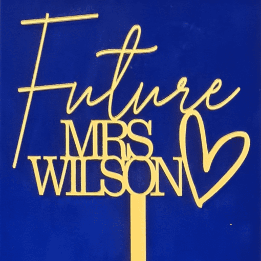 Future Mrs cake topper - Image 2