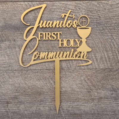Holy Communion cake topper