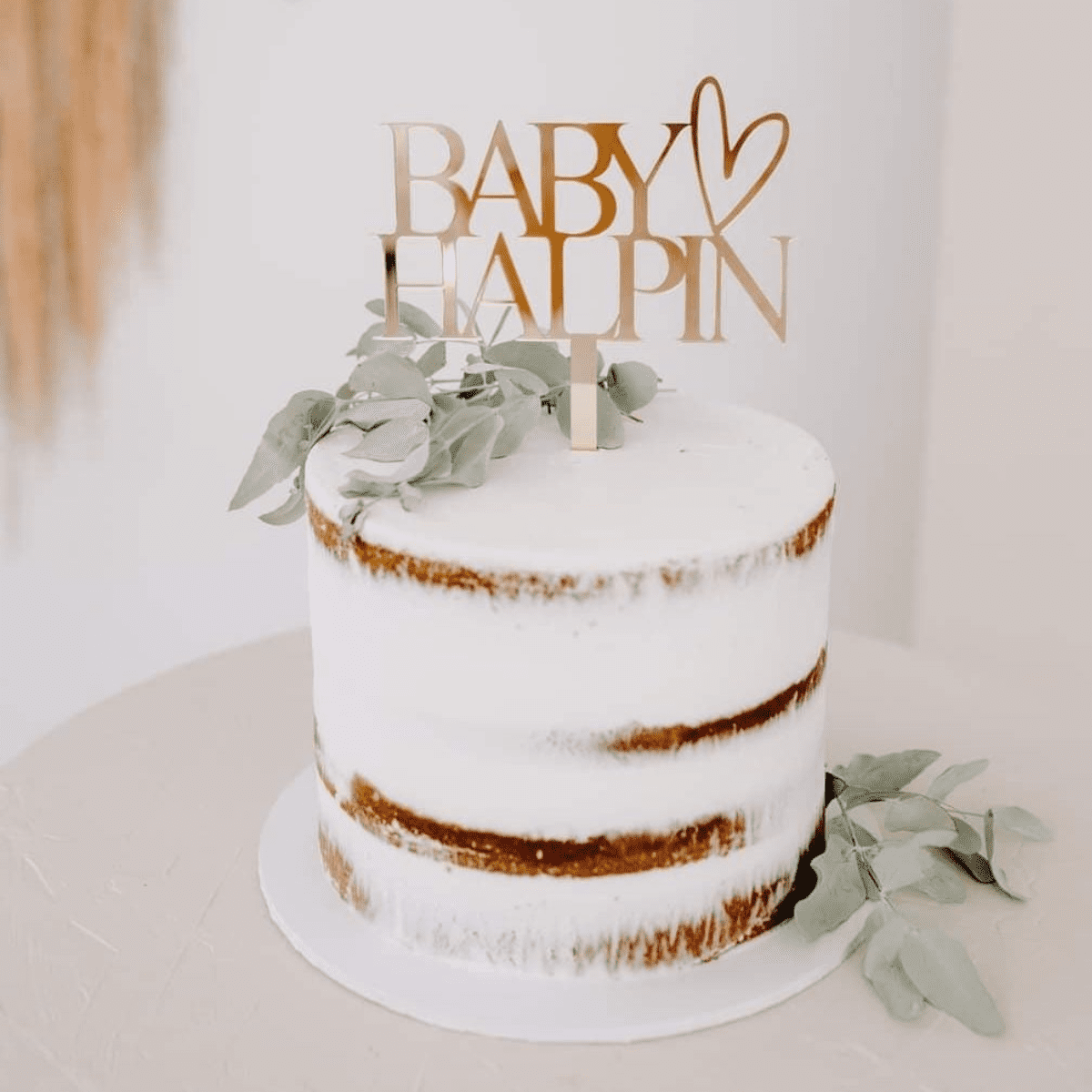 Baby shower cake topper  Next Level Laser Designs