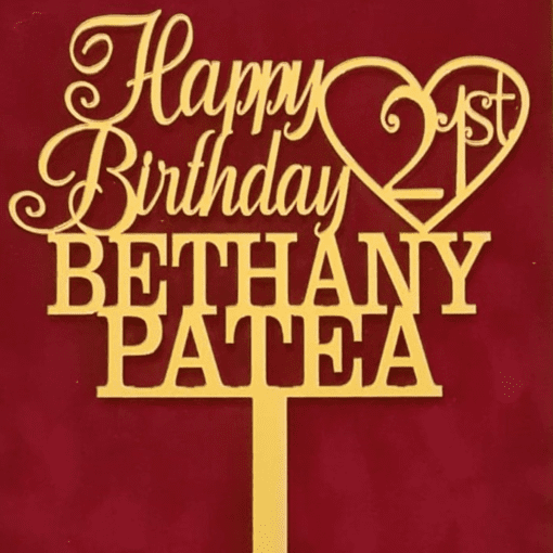 Birthday cake topper - Image 2