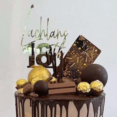 Personalised cake topper