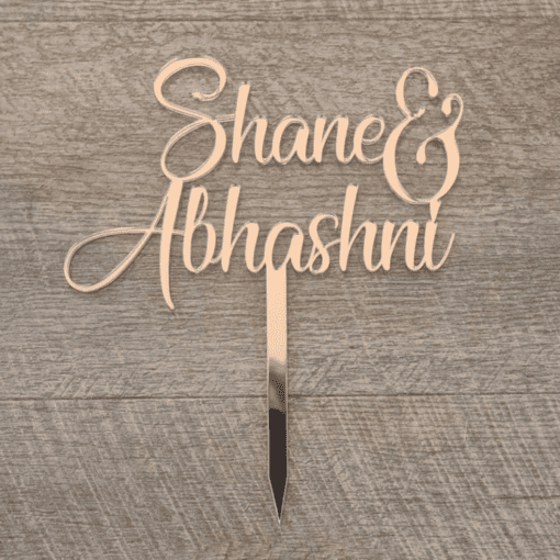 Personalised cake topper