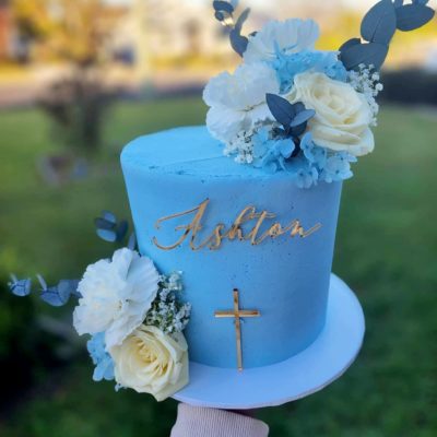 Name and Cross cake press set