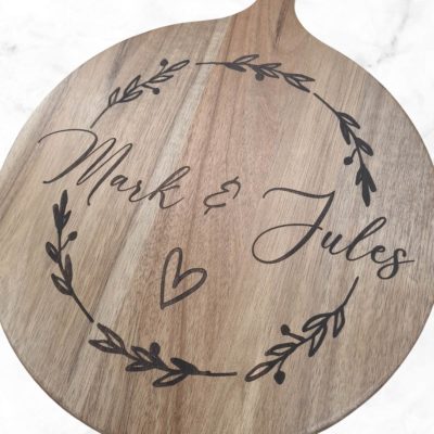 Personalised Round cheeseboard