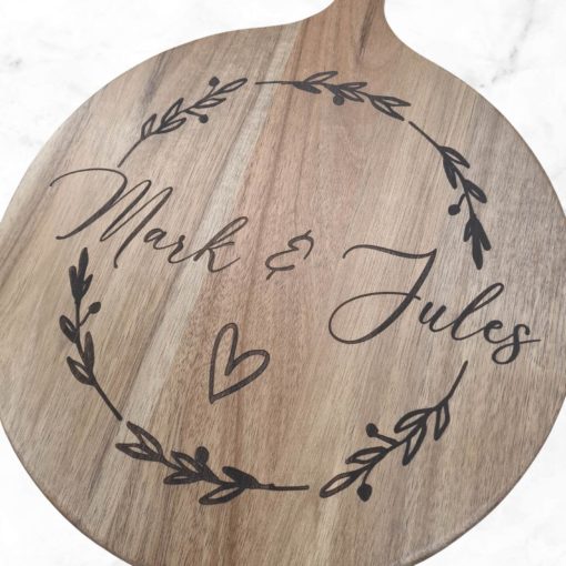 Personalised Round cheeseboard