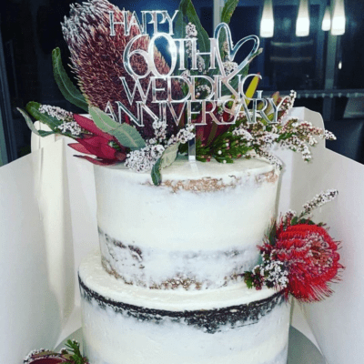 Anniversary cake topper