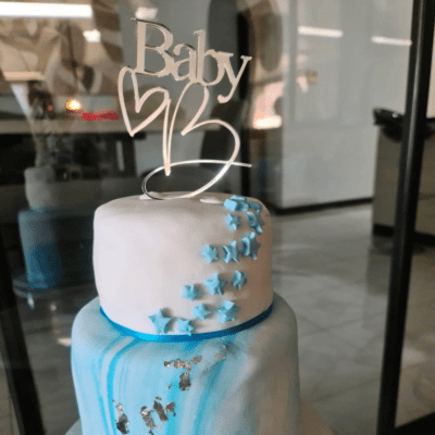 Baby shower cake topper