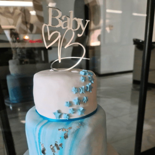 Baby shower cake topper