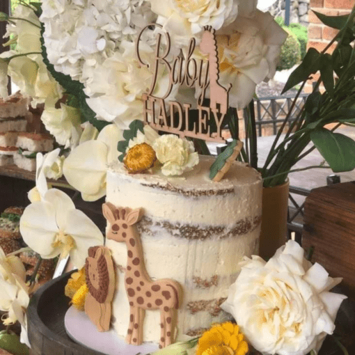 Baby shower Giraffe cake topper - Image 2