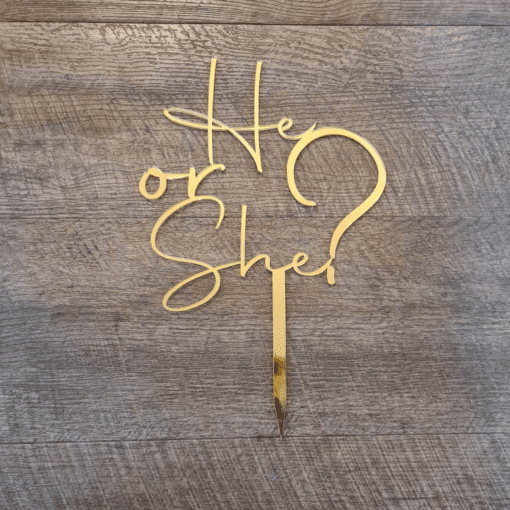 He or She? cake topper - Image 2