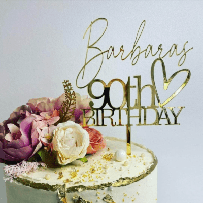 Birthday cake topper