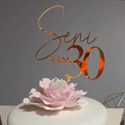 Birthday cake topper