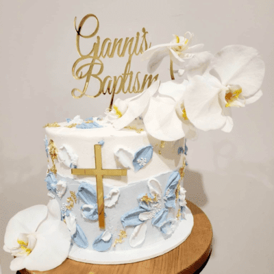 Religious cake topper set