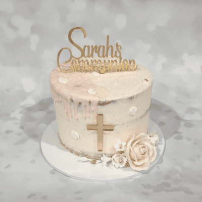 Religious cake topper set