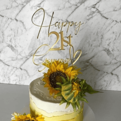 Birthday cake topper