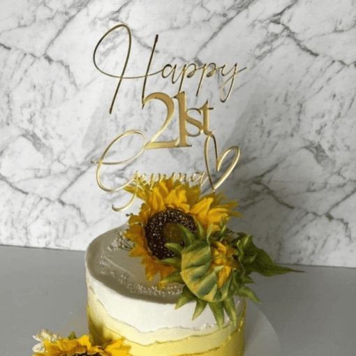 Birthday cake topper