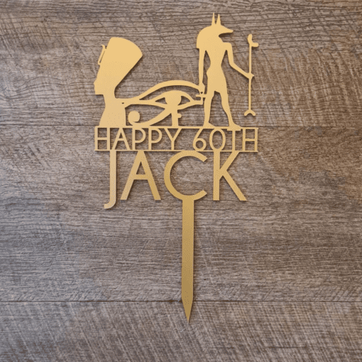 Egyptian cake topper