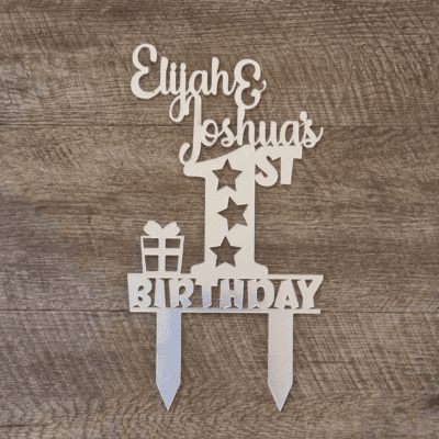 Birthday cake topper