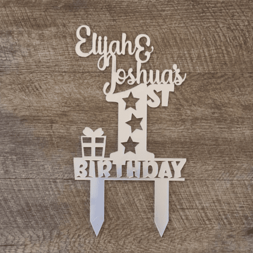 Birthday cake topper