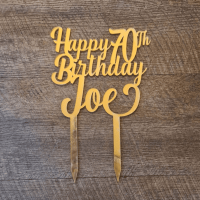 Birthday cake topper