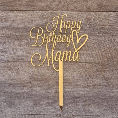 Birthday cake topper