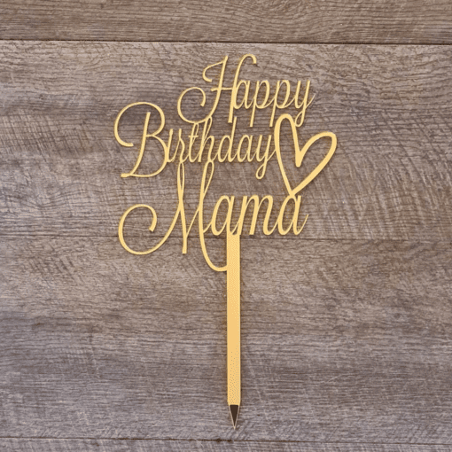 Birthday cake topper