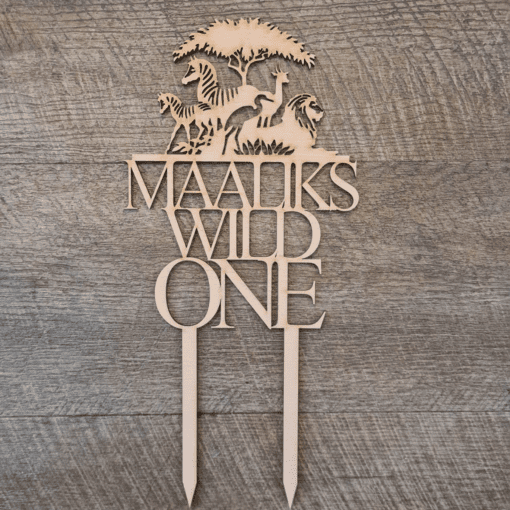 Wild One cake topper