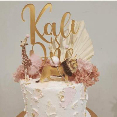 Birthday cake topper
