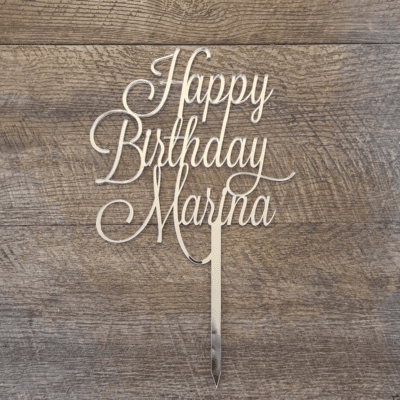 Happy Birthday cake topper