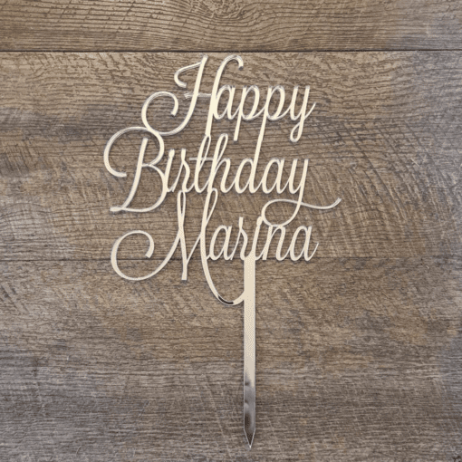 Happy Birthday cake topper