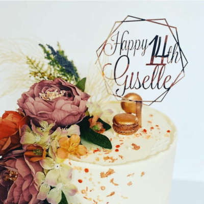 Birthday cake topper
