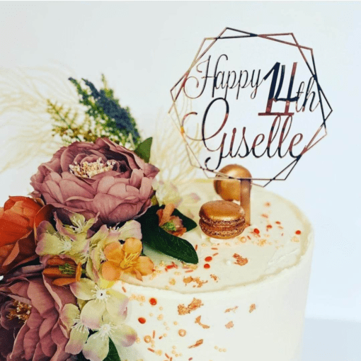 Birthday cake topper