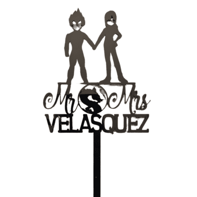 Dragon Ball Z wedding cake topper