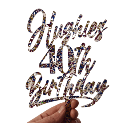 Birthday cake topper