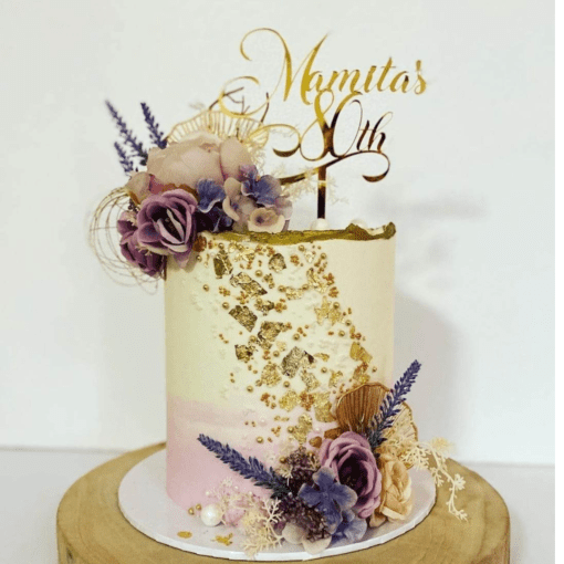 Elegant Birthday cake topper - Image 2