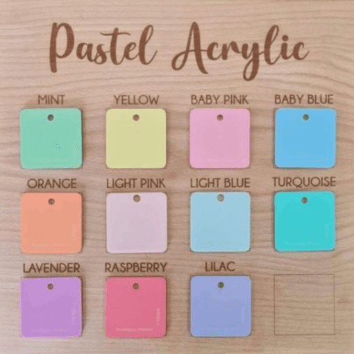 Pastel acrylic personalised Easter gift tags - Image 5