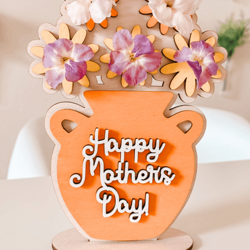 Happy Mothers Day DIY flower vase painting kit - Image 2