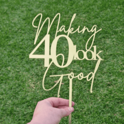 Birthday cake topper