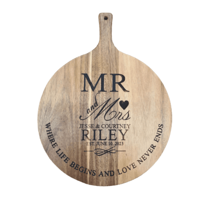 Personalised Wedding cheeseboard