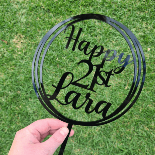 Round cake topper - Image 2