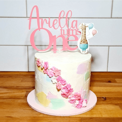 Birthday cake topper