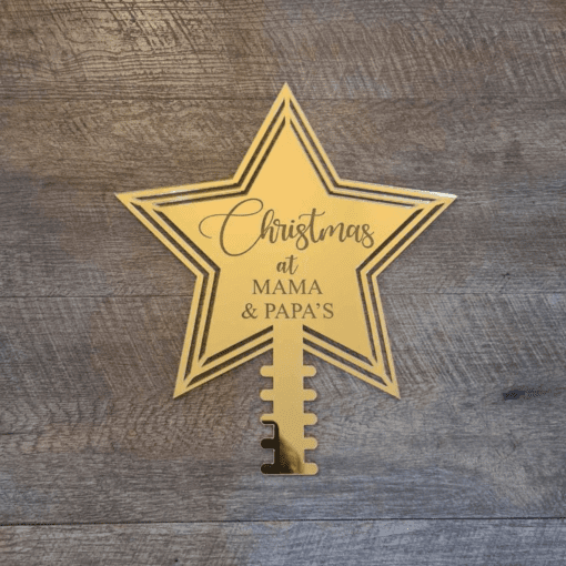 Personalised tree topper