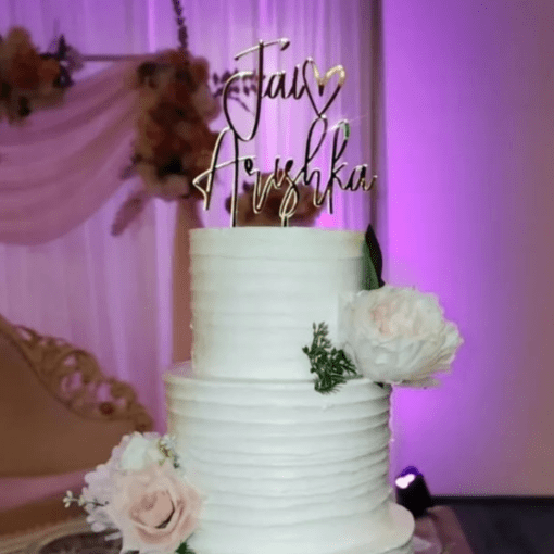 2 names cake topper - Image 2