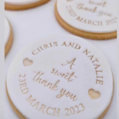 A sweet thank you - personalised cookie stamp