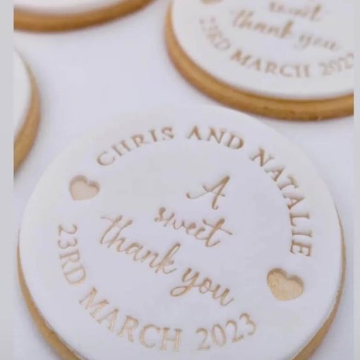 A sweet thank you - personalised cookie stamp