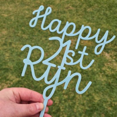 Birthday cake topper
