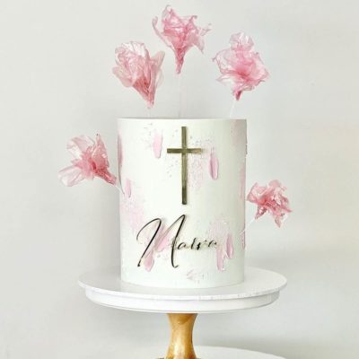 Religious cake topper set