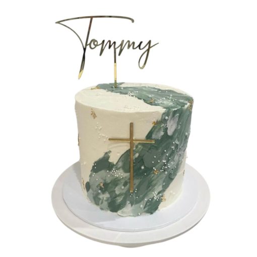 Religious cake topper set